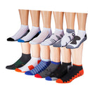 James Fiallo Men's 12-Pairs Performance Low Cut Athletic Sport Socks