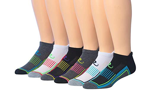 Ronnox Men's 6-Pairs Low Cut Running & Athletic Performance Socks Large/X-Large MRLT01-B-XL