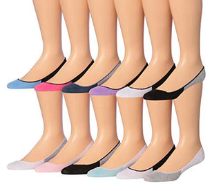 3 Pairs Womens Neon Low Cut No Show Socks Liner Boat Ballet Foot Cover  Footies