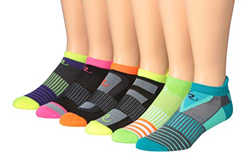 Ronnox Men's 6-Pairs Low Cut Running & Athletic Performance Tab Socks Medium//Large MRLT04-A-ML