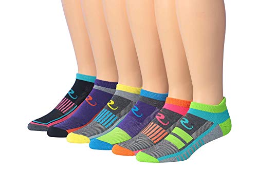 Ronnox Men's 6-Pairs Low Cut Running & Athletic Performance Socks Small/Medium MRLT02-A-SM