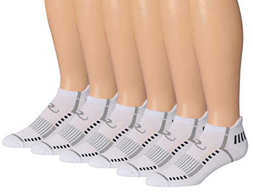 Ronnox Men's 6-Pairs Low Cut Running & Athletic Performance Tab Socks Large/X-Large MRLT22-A-XL