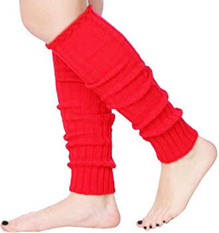 Isadora Paccini 80s Women's Ribbed Leg Warmers for Party Sports Access