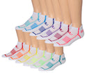 Ronnox Men's 12-Pairs Low Cut Running & Athletic Performance Tab Socks