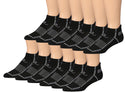 Ronnox Men's 12-Pairs Low Cut Running & Athletic Performance Socks Medium/Large MRLT02-AB