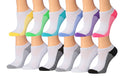 Tipi Toe Women's 12-Pairs Low Cut Athletic Sport Peformance Socks